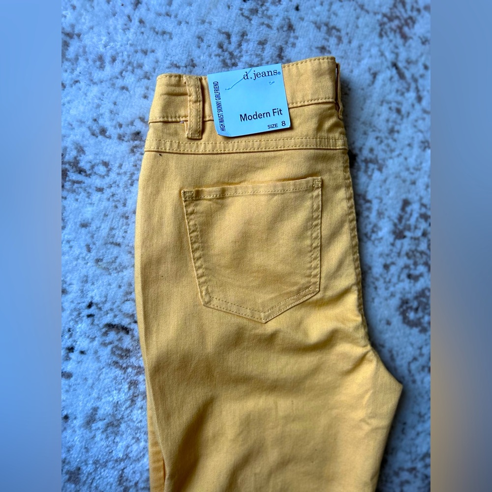 Yellow D Jeans - 8